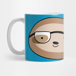 Glasses Sloth Face Mug